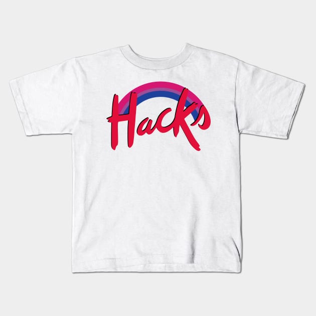 Hacks Bisexual Pride Kids T-Shirt by Emmikamikatze